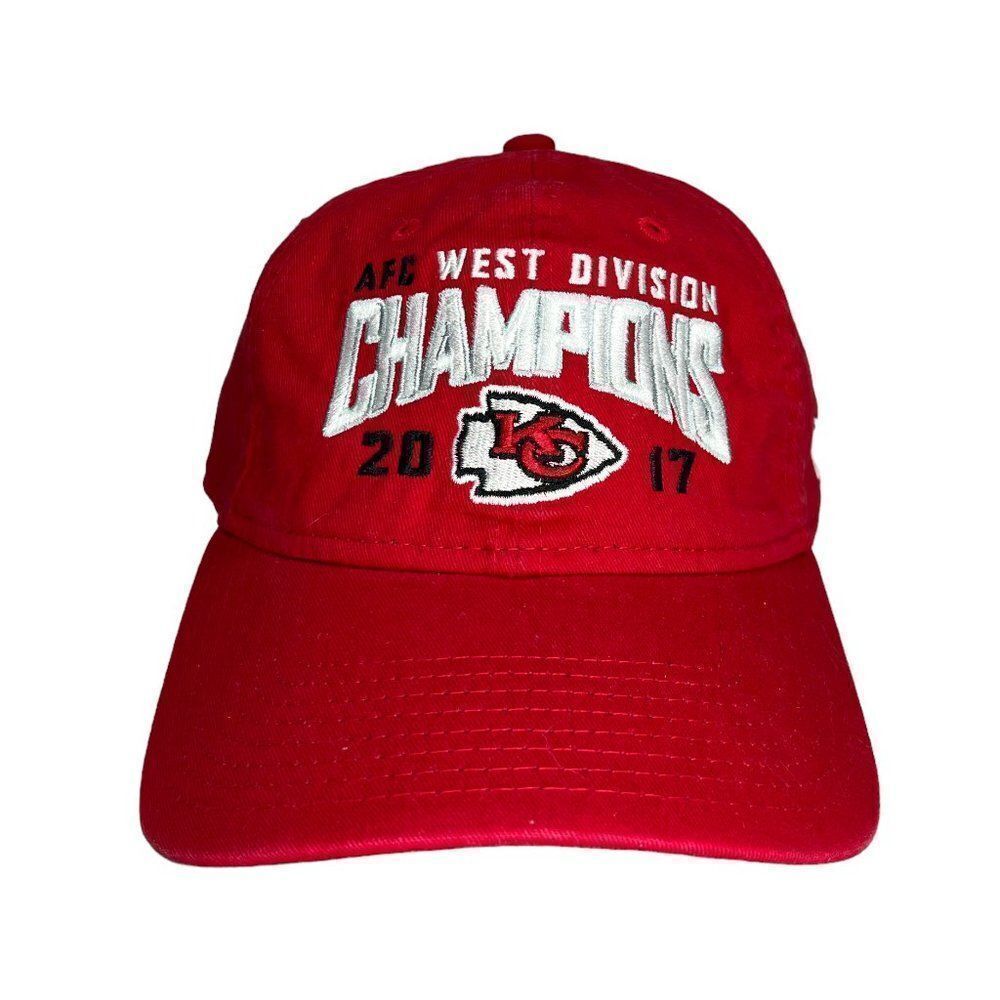 New Era Men's Kansas City Chiefs 2017 AFC West Divison Champs Hat